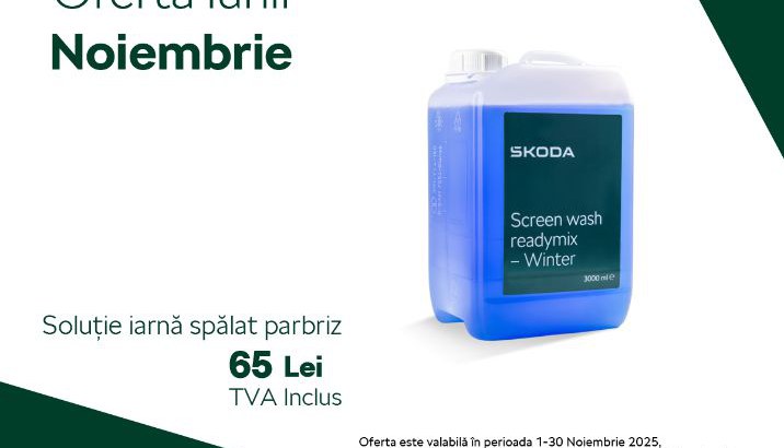 oferta lunii noiembrie Skoda