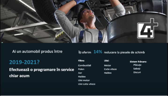 Reducere la piesele de schimb